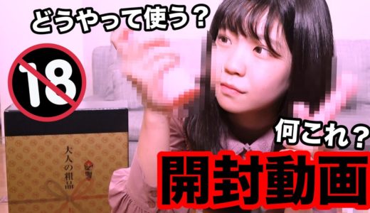 現役JKがはじめて18禁BOXを開封してみた。。。