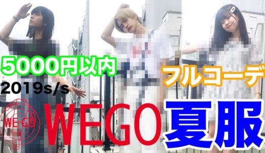 夏服をWEGOで5000円・7000円・10000円以内でフルコーデ！！！