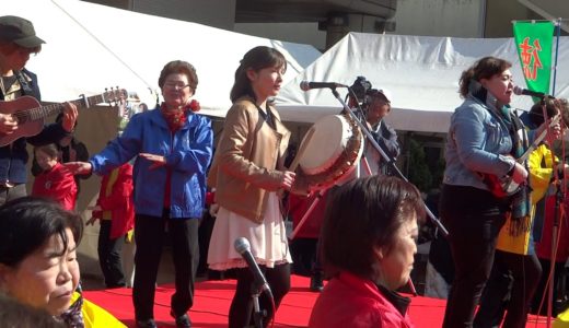 稲すり節～ワイド節、ワイド島　尼崎　第７回徳之島祭り　内 三千代, 伊 成美　奄美民謡